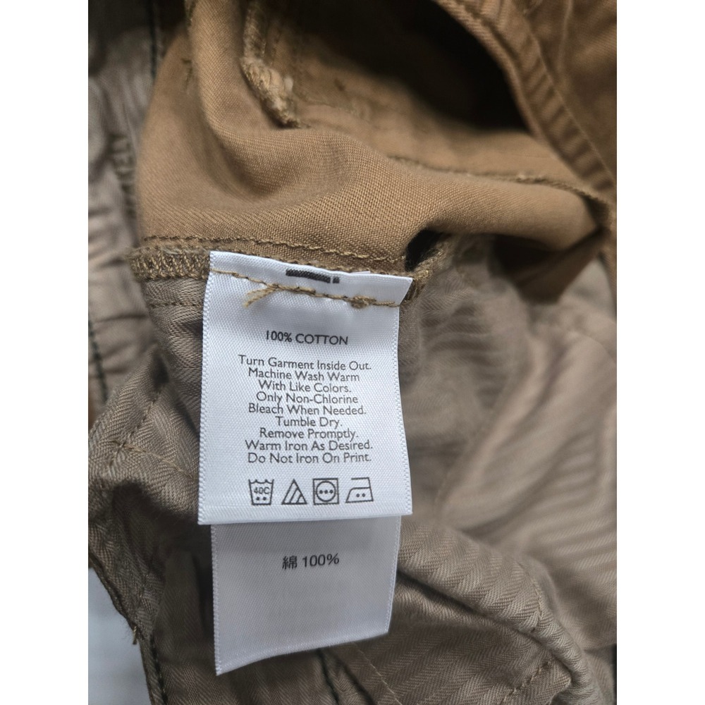 Eddie Bauer Legend Womens Brown Cotton Twill Utility Chino Shorts Size 12 - Picture 4 of 4